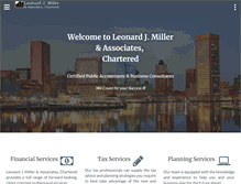 Tablet Screenshot of lenmiller.com